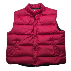 Cabelas Premier Northern Goose Down Vest Mens XL Red Outdoor Gear Puffy!